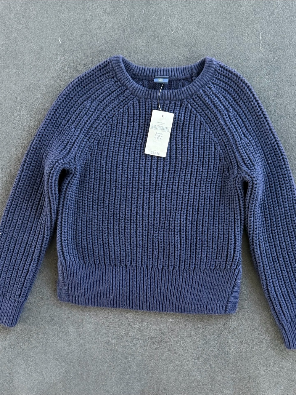 GAP Kids Navy Chunky Knit Sweater